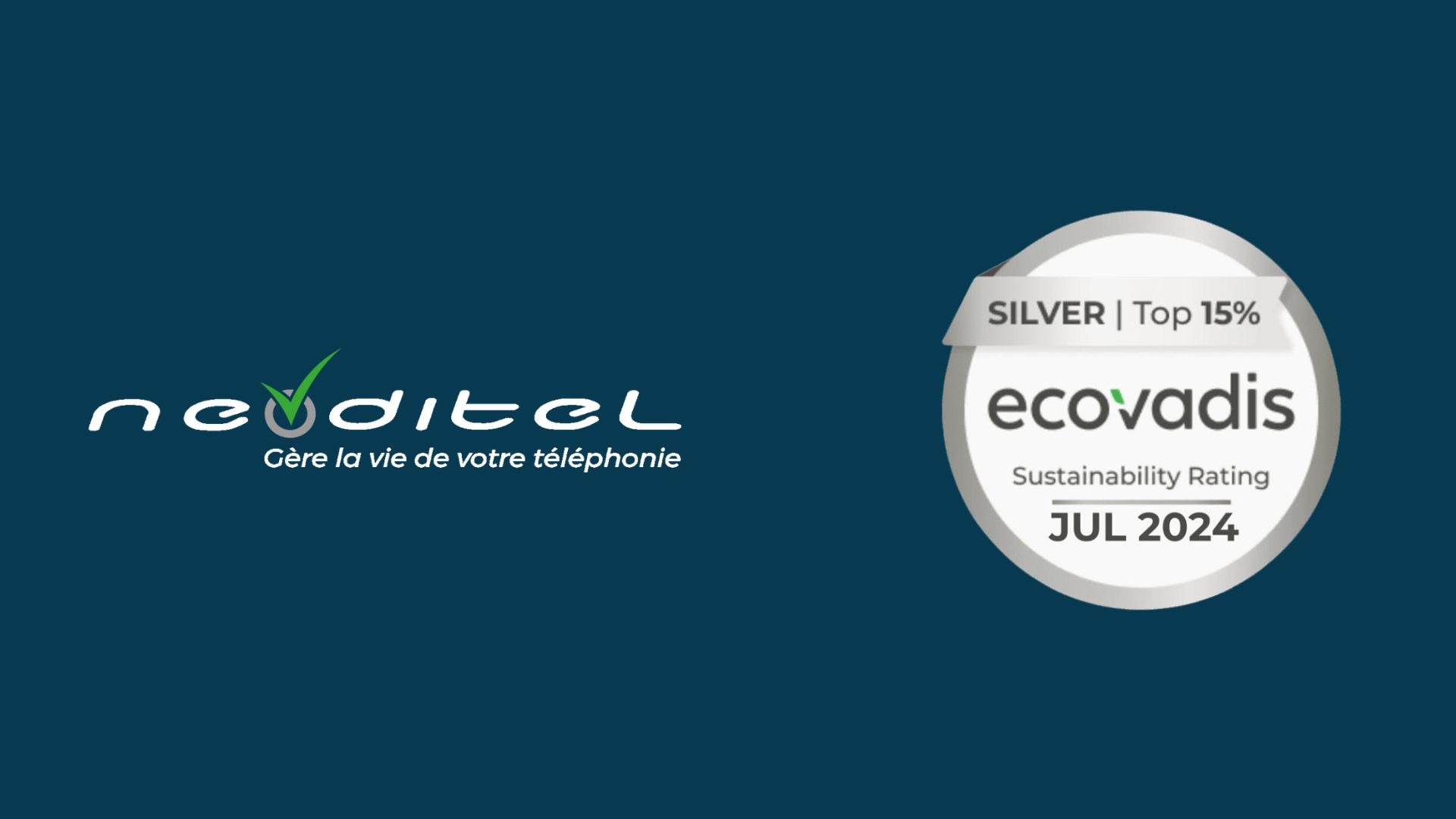 neoditel médaille argent ecovadi